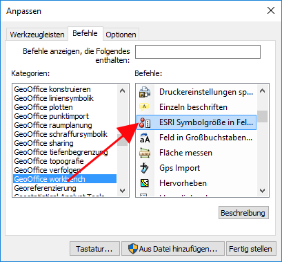 Dialog Anpassen Dialog Anpassen
