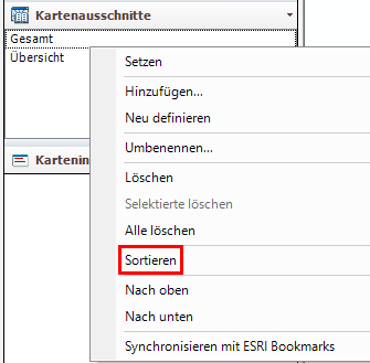 KartenausschnitteKontextSortieren