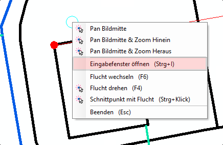 Eingabefenster öffnen
