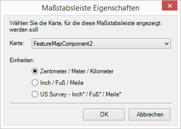 Maßstabsleiste Eigenschaften Maßstabsleiste Eigenschaften