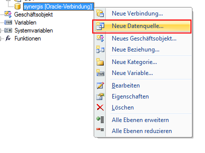 neue Datenquelle erstellen