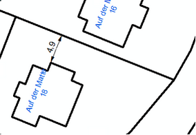 Einzelne Maße - Lotfußpunkt