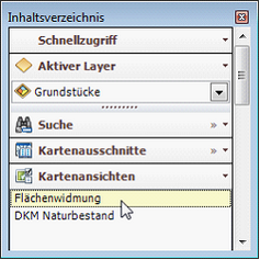 Funktionsgruppe Kartenansichten
