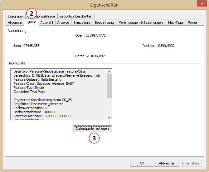 DatenFestlegenEigenschaften