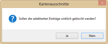 Kartenausschnitte löschen (selektierte)