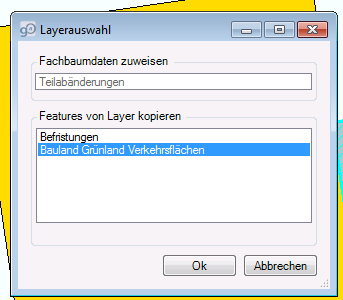 Layerauswahldialog