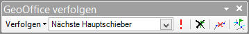 Werkzeugleiste GeoOffice verfolgen