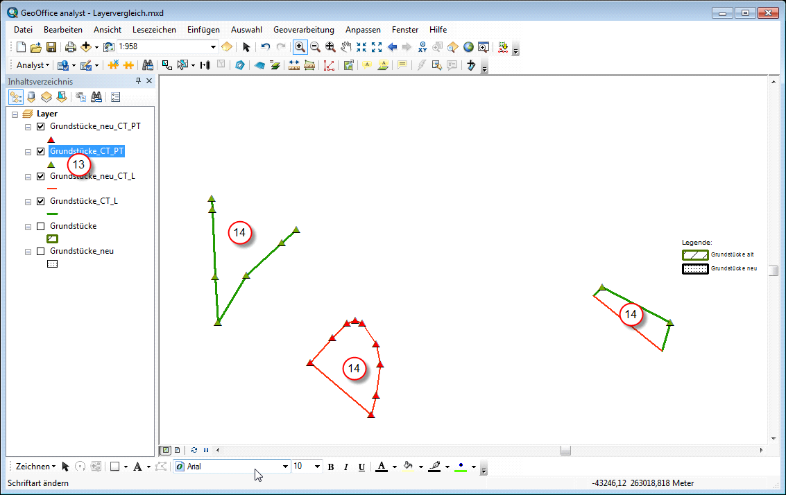 Ergebnis: Layer vergleichen Ergebnis: Layer vergleichen
