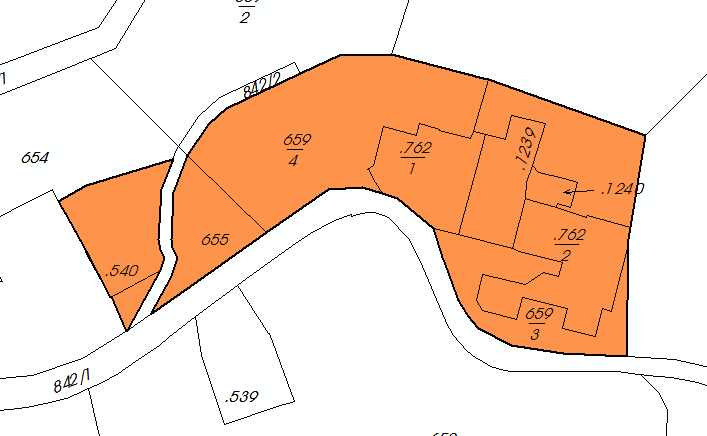 Widmungsfäche auf Grundstücke