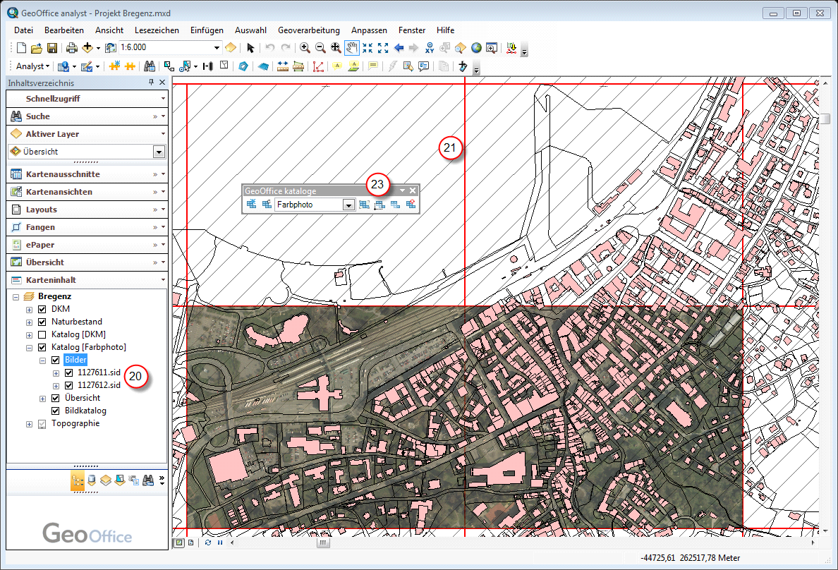 Kacheln des Auswahlfenster laden. Kacheln des Auswahlfenster laden.