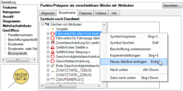 Neues Attribut einfügen