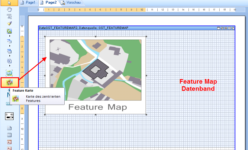 Feature-Karte einfügen