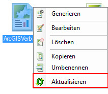 ePaper Template Kontextmenü – Aktualisieren
