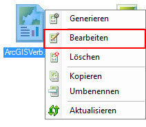 ePaper Template Kontextmenü – Bearbeiten