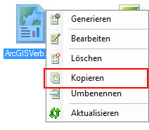 ePaper Template Kontextmenü - Kopieren