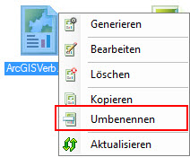 ePaper Template Kontextmenü - Umbenennen
