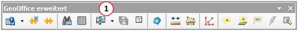 Werkzeugleiste GeoOffice erweitert Werkzeugleiste GeoOffice erweitert