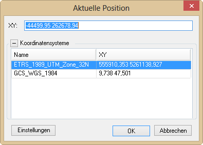 AktuellePositionKoordinatensystemAnz