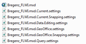 Settings im Projektverzeichnis