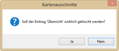Kartenausschnitte löschen
