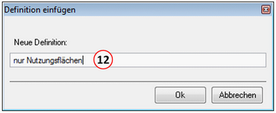 Definition einfügen Definition einfügen