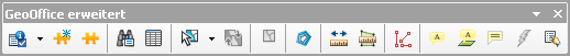 Werkzeugleiste GeoOffice erweitert Werkzeugleiste GeoOffice erweitert