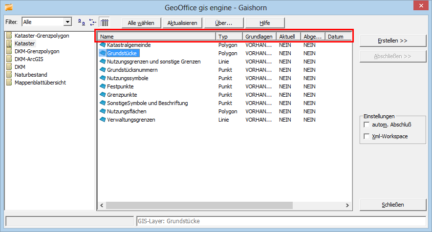 Information – GIS Layer