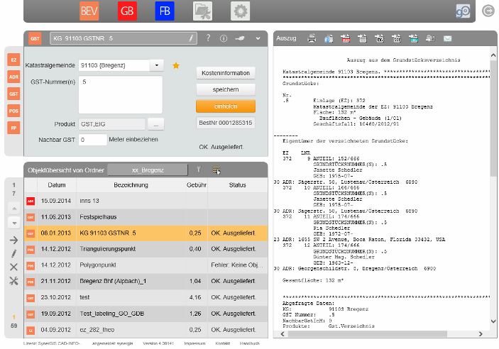 Übersicht über die neue Oberfläche nach dem Login Übersicht über die neue Oberfläche nach dem Login