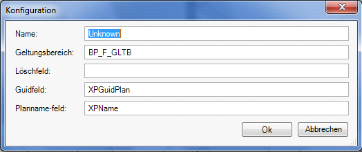 GeoOffice Planverwaltung – Angaben zur Konfiguration