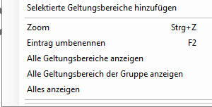 Kontextmenü Ordner Entwürfe