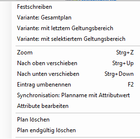 Erweitertes Kontextmenü bei deaktiviertem Editor Erweitertes Kontextmenü bei deaktiviertem Editor