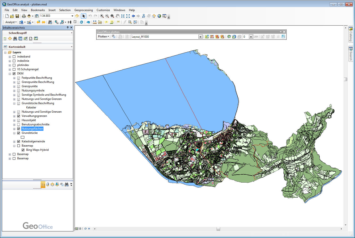 Karte mit Darstellung des gewünschten Bereichs. Karte mit Darstellung des gewünschten Bereichs.