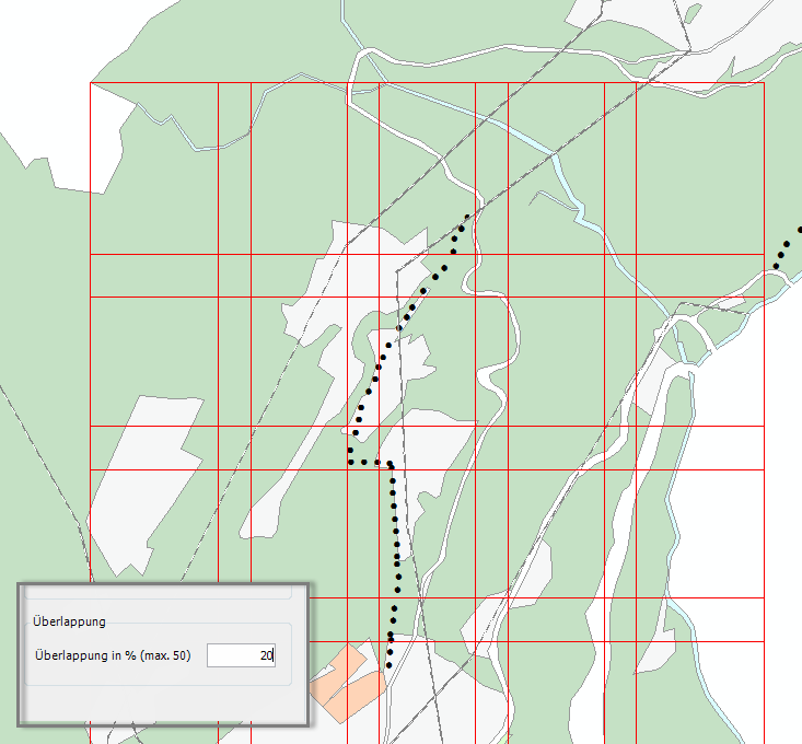 Serien Layoutplot mit Überlappung (20%)
