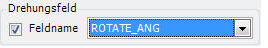 Auswahl für das Drehungsfeld