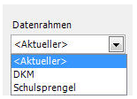 Auswahl des Datenrahmens