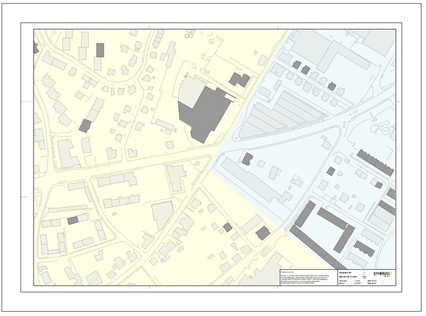 Plot-Typ Layout/Blattschnitt – nur ausgewählte Objekte anzeigen ist gewählt  – nach Erstellung des Plots