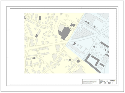 Plot-Typ Layout/Blattschnitt – nur ausgewählte Objekte anzeigen ist gewählt  – nach raus Zoomen