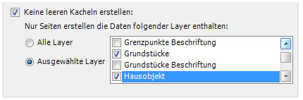 Layerauswahlmöglichkeit