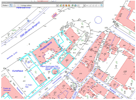 Indexbereich in der Datenansicht