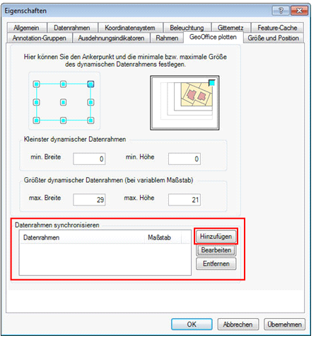 Datenrahmen synchronisieren Datenrahmen synchronisieren