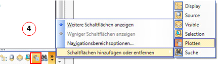 Schaltfläche Plotten hinzufügen