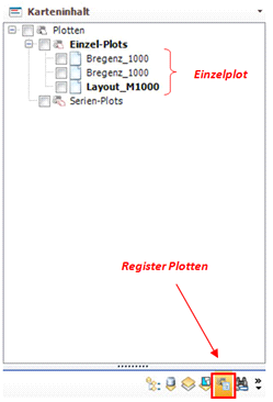 Inhaltsverzeichnis GeoOffice plotten - Einzelplot