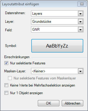 Layoutattribut einfügen