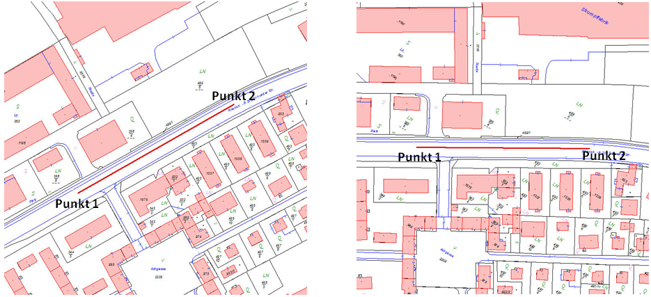Karte vorher /  Karte gedreht