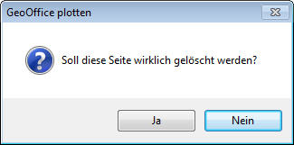 Einzelplot Kontextmenü - Entfernen