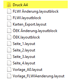Druck A4 Ordner kopieren