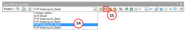 FWP Änderung A4_Seite 3 Plotvorlage wählen und Position zeigen