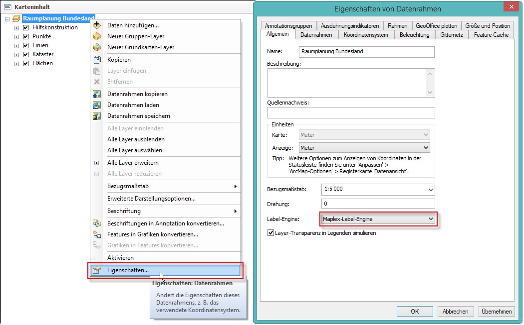 Kataster_Datenrahmen_Eigenschaften