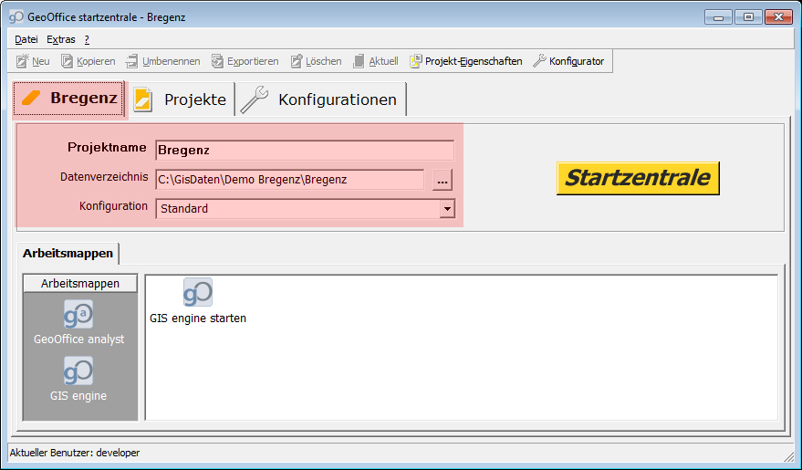 aktuellesProjekt-Projekteinstellungen
