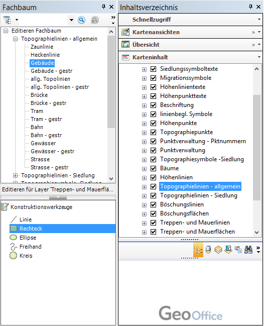 Fachbaum - Konstruktion - Layer